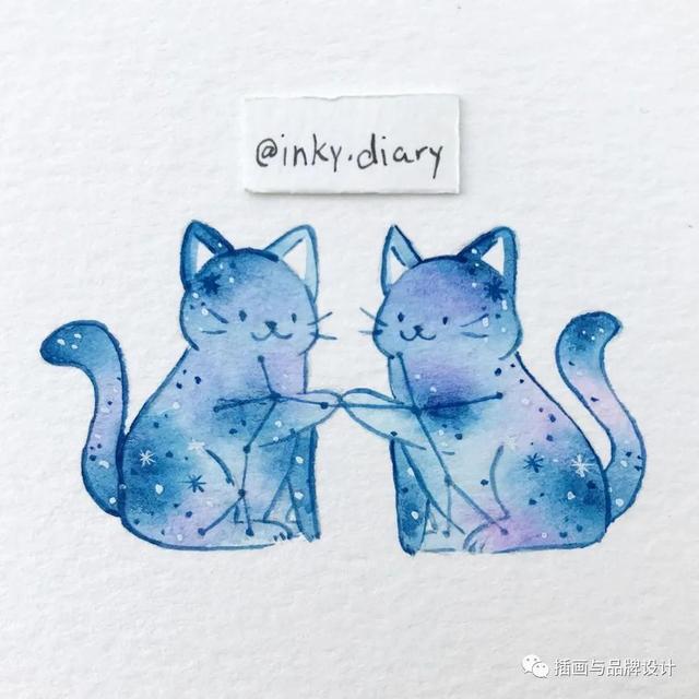 小动物主题可爱图片，小动物图像可爱（插画丨敲可爱的水彩风小动物）