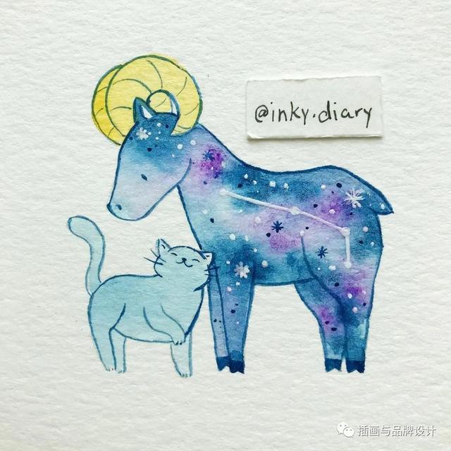 小动物主题可爱图片，小动物图像可爱（插画丨敲可爱的水彩风小动物）