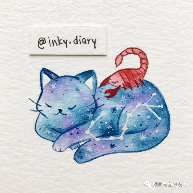 小动物主题可爱图片，小动物图像可爱（插画丨敲可爱的水彩风小动物）