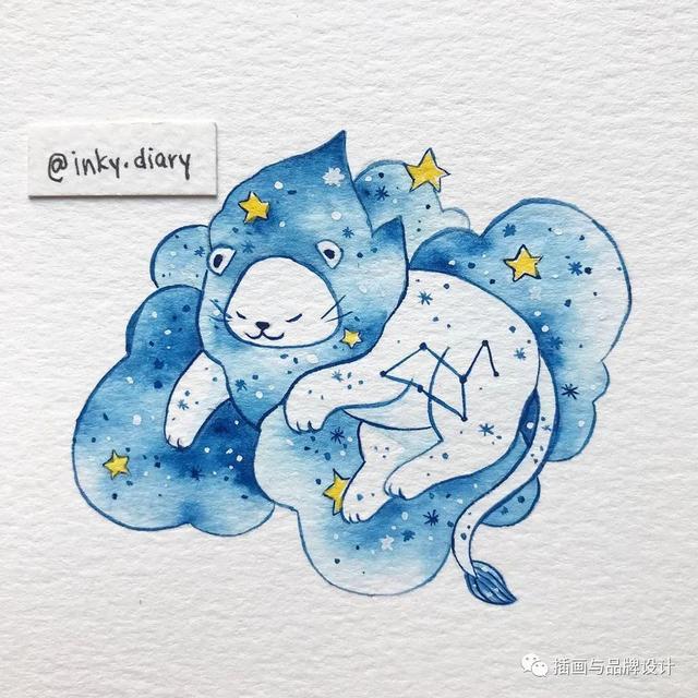 小动物主题可爱图片，小动物图像可爱（插画丨敲可爱的水彩风小动物）