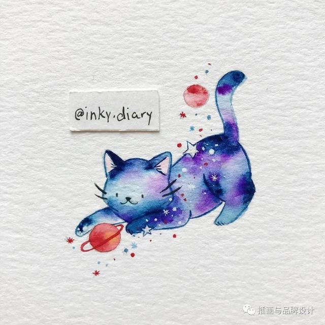 小动物主题可爱图片，小动物图像可爱（插画丨敲可爱的水彩风小动物）