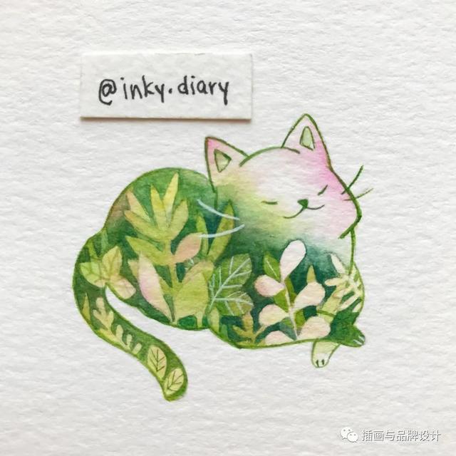 小动物主题可爱图片，小动物图像可爱（插画丨敲可爱的水彩风小动物）