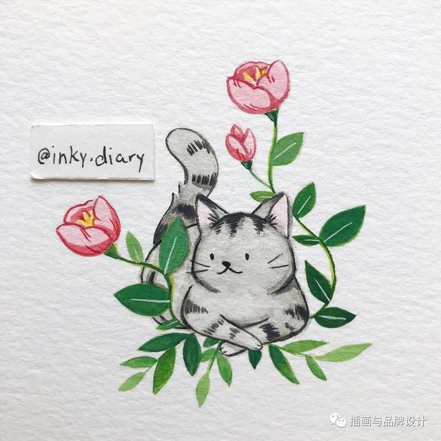 小动物主题可爱图片，小动物图像可爱（插画丨敲可爱的水彩风小动物）