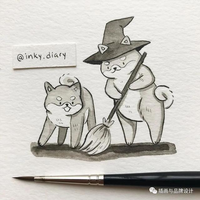 小动物主题可爱图片，小动物图像可爱（插画丨敲可爱的水彩风小动物）
