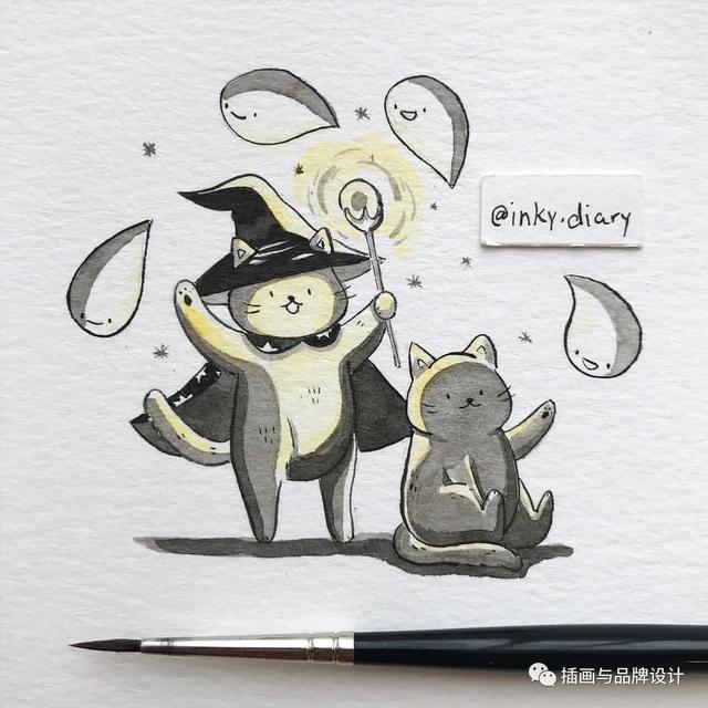 小动物主题可爱图片，小动物图像可爱（插画丨敲可爱的水彩风小动物）