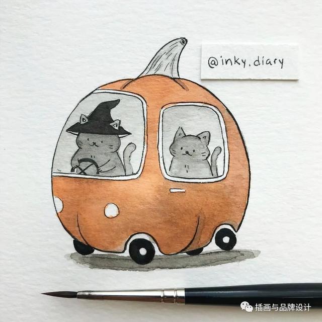 小动物主题可爱图片，小动物图像可爱（插画丨敲可爱的水彩风小动物）