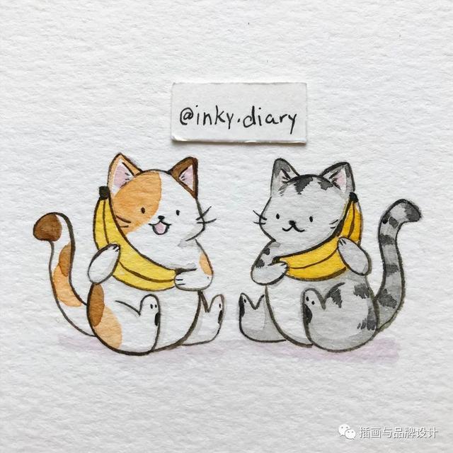 小动物主题可爱图片，小动物图像可爱（插画丨敲可爱的水彩风小动物）