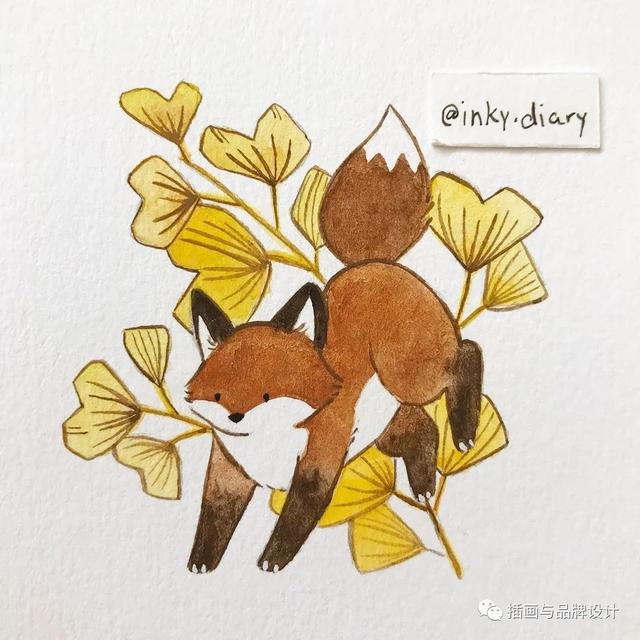 小动物主题可爱图片，小动物图像可爱（插画丨敲可爱的水彩风小动物）