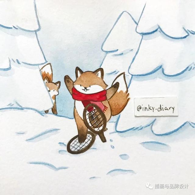 小动物主题可爱图片，小动物图像可爱（插画丨敲可爱的水彩风小动物）