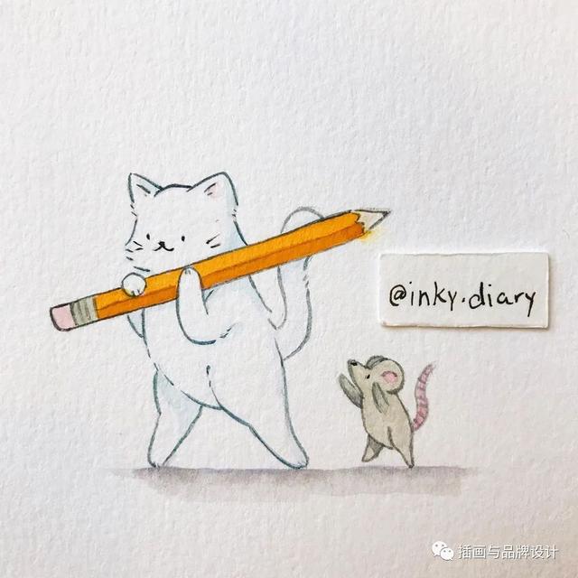 小动物主题可爱图片，小动物图像可爱（插画丨敲可爱的水彩风小动物）