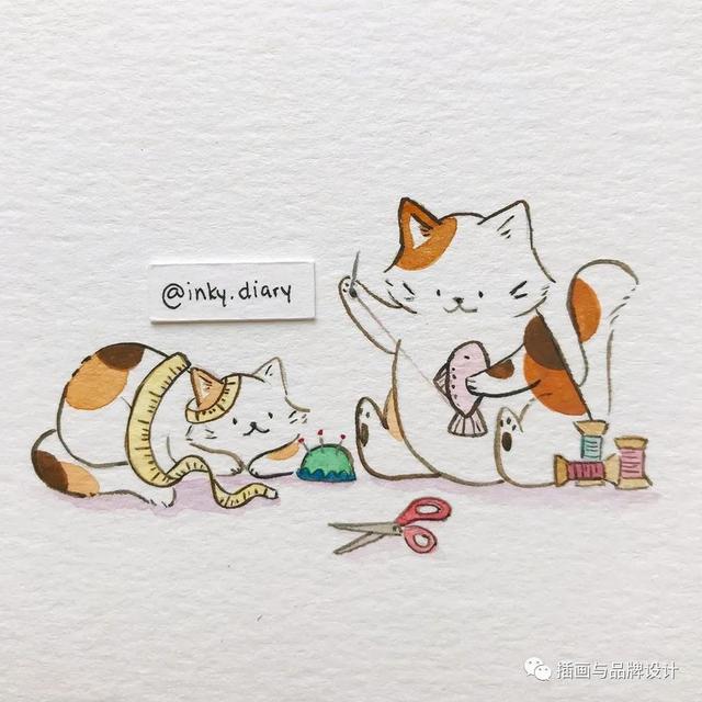 小动物主题可爱图片，小动物图像可爱（插画丨敲可爱的水彩风小动物）