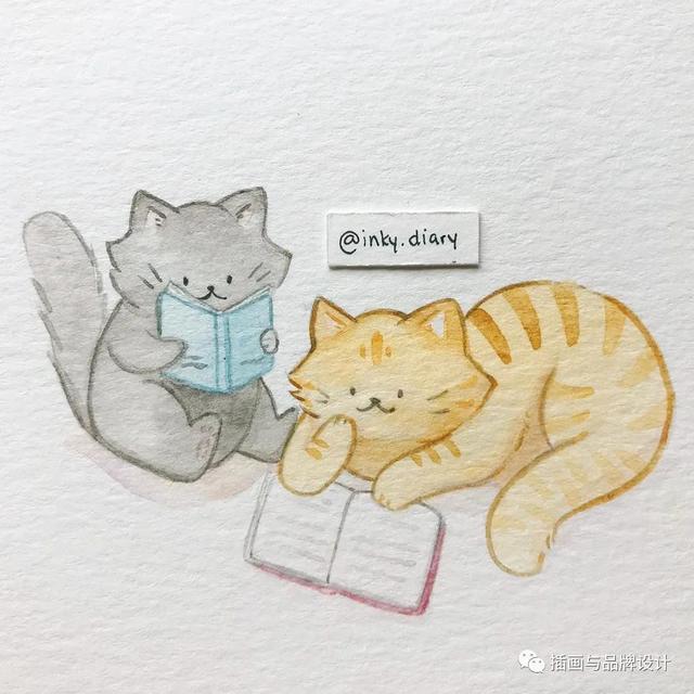 小动物主题可爱图片，小动物图像可爱（插画丨敲可爱的水彩风小动物）