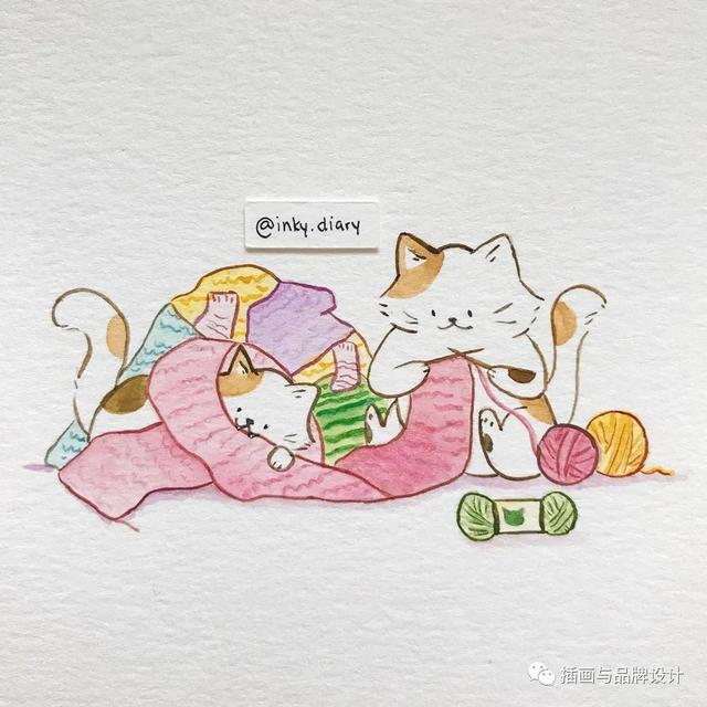 小动物主题可爱图片，小动物图像可爱（插画丨敲可爱的水彩风小动物）