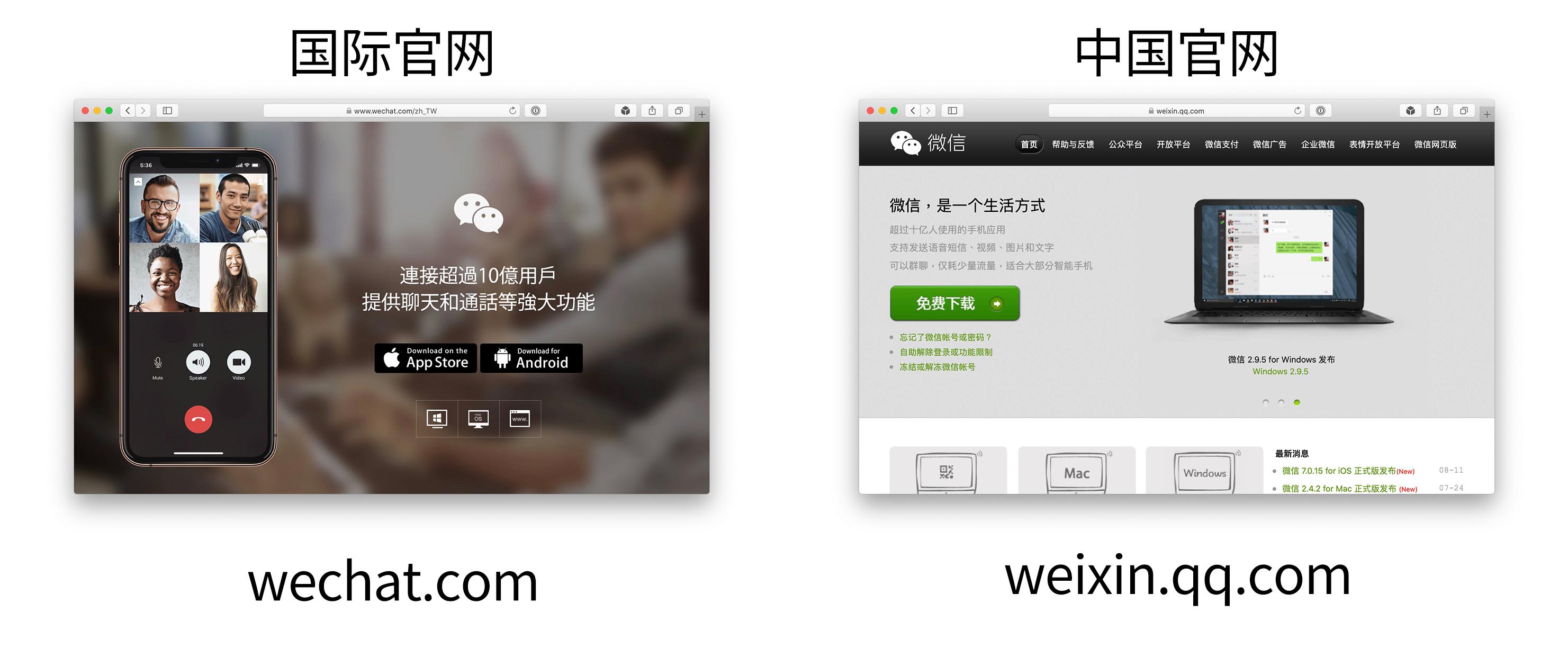 wechat和微信的区别（腾讯强调WeChat与微信的关系）