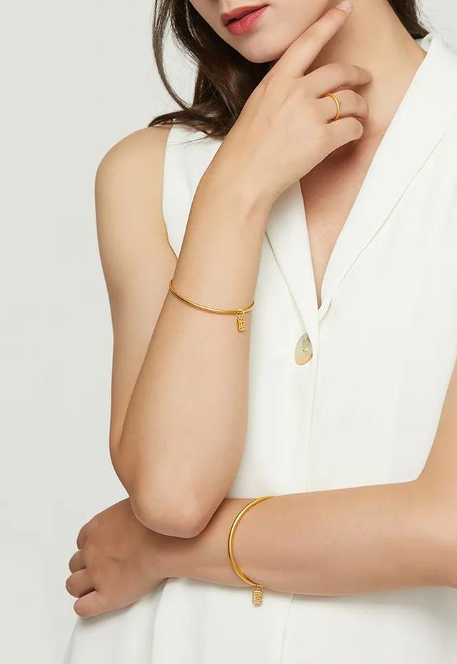 戒指58mm是什么码，戒指56mm是什么码（宫里的“古法”足金手镯）