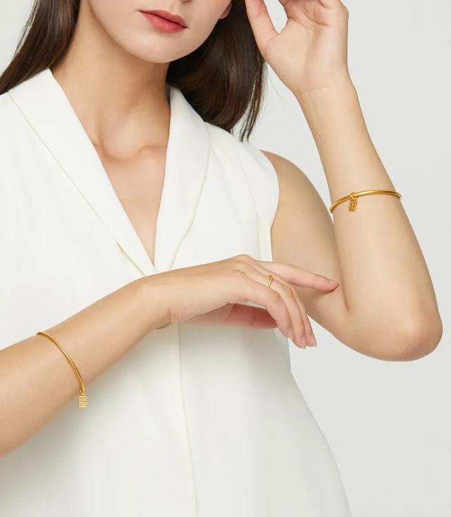 戒指58mm是什么码，戒指56mm是什么码（宫里的“古法”足金手镯）