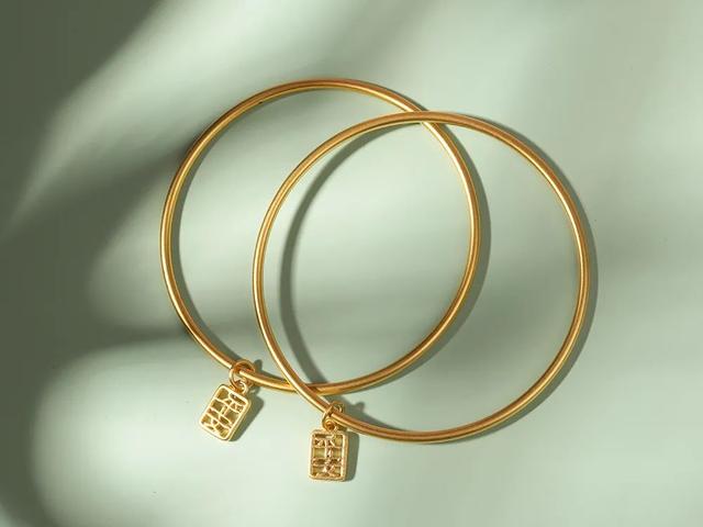 戒指58mm是什么码，戒指56mm是什么码（宫里的“古法”足金手镯）