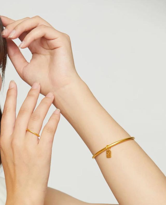 戒指58mm是什么码，戒指56mm是什么码（宫里的“古法”足金手镯）