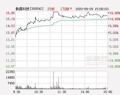 新晨科技股票（快讯：新晨科技涨停）