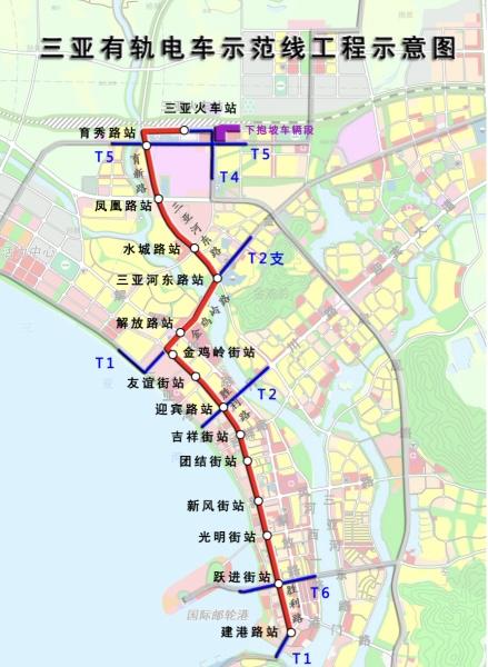 三亚有地铁吗,海南三亚有地铁吗(三亚市有轨电车示范线将于10月10日载
