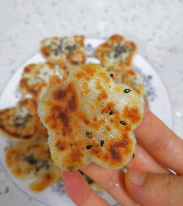 桂花饼最简单的做法，还属山药桂花糯米饼最诱人