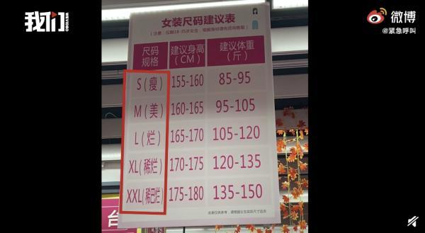 xl大还是l大，xl大还是L大（女装XL码对应“稀烂”）