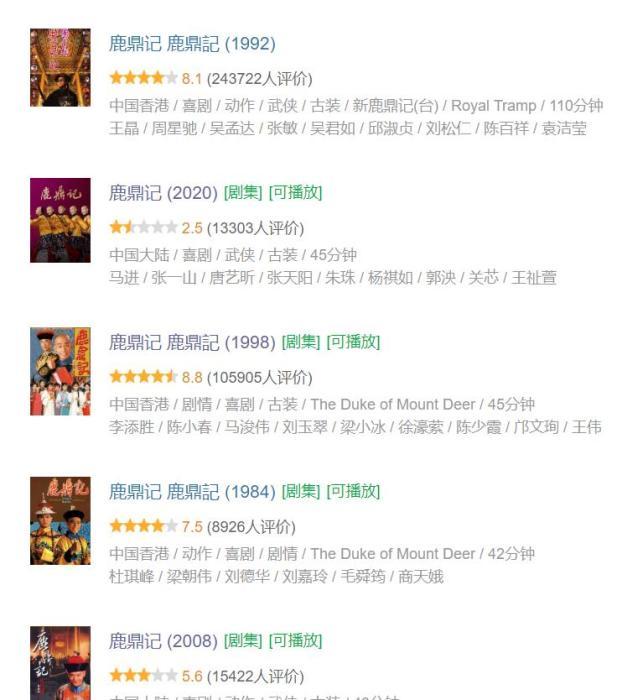 张一山版鹿鼎记，张一山版《鹿鼎记》七个老婆演员都是谁（张一山版《鹿鼎记》为何遭遇大波差评）