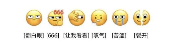 描写表情的词语，描写人物说话的时候表情的词语（微信上线6个新表情）