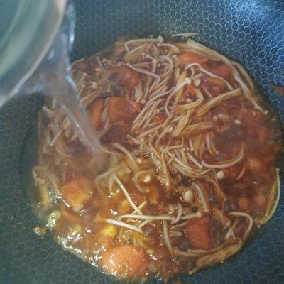 番茄肥牛金针菇，西红柿酸金针菇汤肥牛的做法介绍（今晚花10分钟做好肥牛金针菇番茄汤）