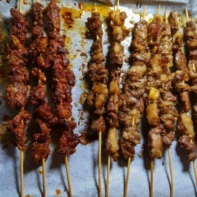 烤箱版烤羊肉串，烤箱版烤羊肉串百科（简单易做的#家庭烤箱版羊肉串#）