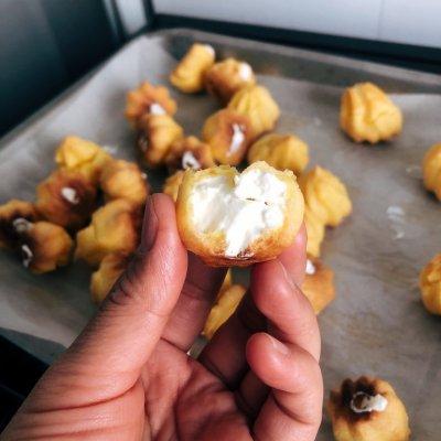 迷你小泡芙的做法，迷你小泡芙的做法步骤（迷你小泡芙，新手零失败）