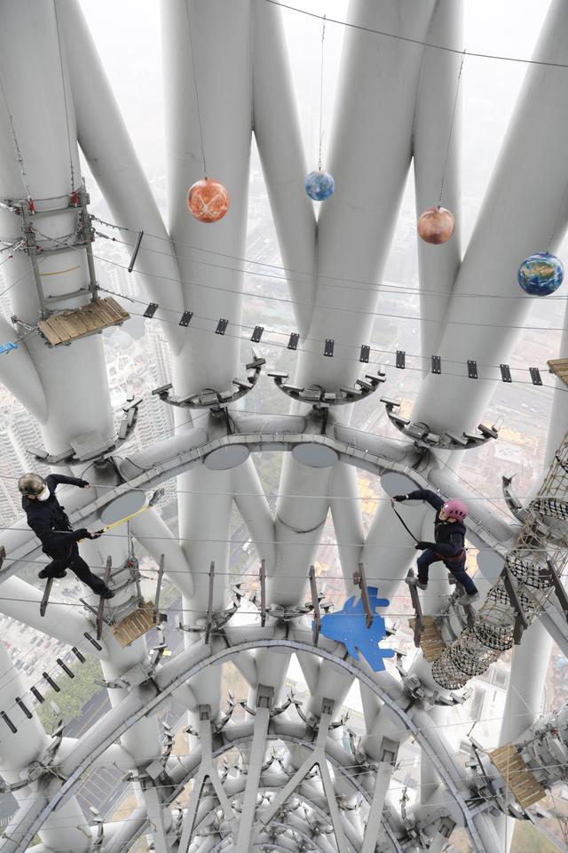 广州塔有多少米，广州塔有多少米相当于多少幢搂（广州塔“天眼步道”开园迎客）