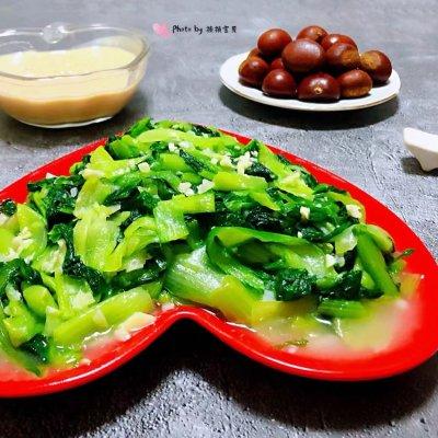 小白菜怎么做好吃，好吃下饭的#福气年夜菜#蒜蓉小白菜几分钟就学到手