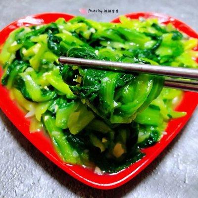 小白菜怎么做好吃，好吃下饭的#福气年夜菜#蒜蓉小白菜几分钟就学到手