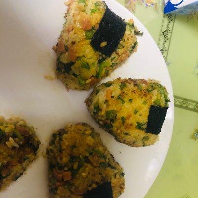 芝士饭团的做法和配料，芝士饭团（学我这样做，鲜香可口）