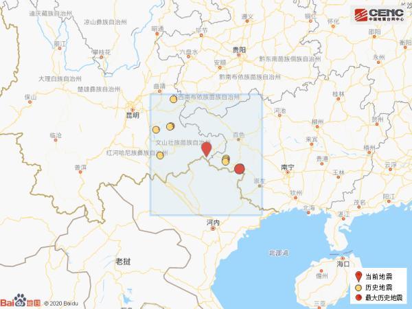 富宁县属于哪个市，云南富宁县属于哪个市（云南文山州富宁县发生2.8级地震）