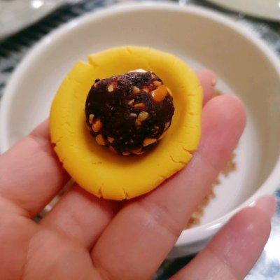 如何做炸糯米团，炸糯米油团怎么做（今天我吃光5碗饭的秘诀是南瓜糯米麻团...）