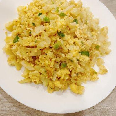 菜花炒鸡蛋做法窍门，超简单的家常菜花椰菜炒鸡蛋