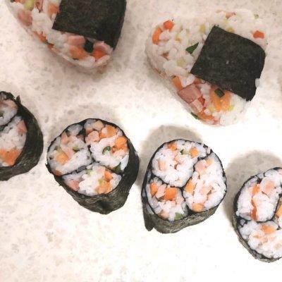 学做寿司的步骤，怎么样做寿司的过程窍门（最简单的的寿司做法）