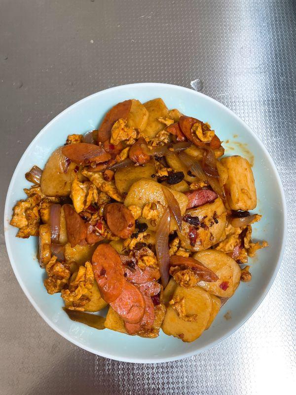 鸡蛋炒年糕简单又好吃，鸡蛋炒年糕简单又好吃窍门（10万豆友收藏的炒年糕做法）