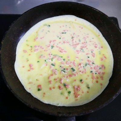 面粉煎饼的做法大全，只用面粉和水能做什么好吃的（香葱蛋奶煎饼❗️营养丰富又香又软❤️十分钟快手早餐❗️）