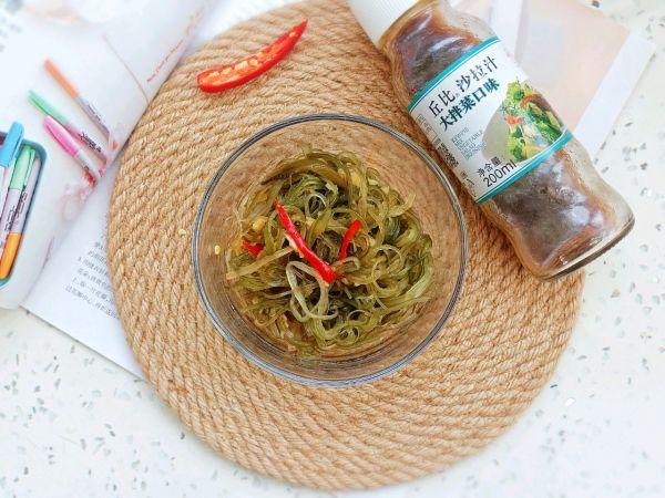 海藻怎么做好吃，腐竹怎么做好吃（#321沙拉日#开胃香辣海藻丝）