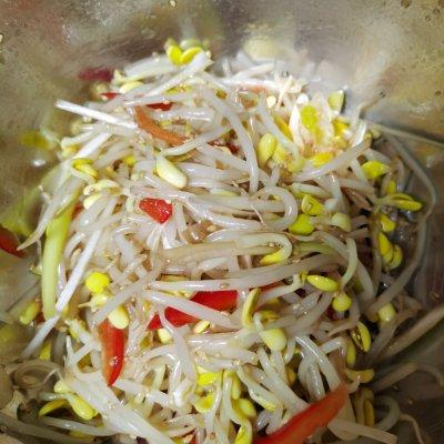 拌豆芽凉菜的做法，自制豆芽菜凉拌方法（快手菜凉拌黄豆芽）
