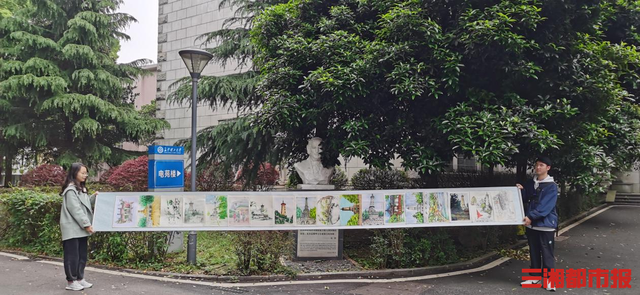 人民英雄纪念碑简笔画，人民英雄纪念碑简笔画怎么画（这群“艺术范”大学生别样方式祭英烈）