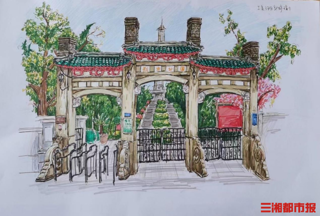 人民英雄纪念碑简笔画，人民英雄纪念碑简笔画怎么画（这群“艺术范”大学生别样方式祭英烈）