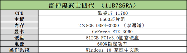 雷神黑武士四代评测：RTX30游戏主机的年度力作