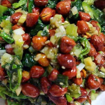 菠菜的做法，菠菜的做法图片（这道果仁菠菜连续吃了3碗）