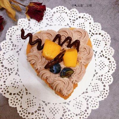 小蛋糕，小蛋糕怎么做简单又好吃（#豆果10周年生日快乐#芒果爱心❤️小蛋糕图片）