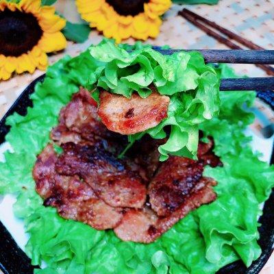 生菜怎么吃有营养，亲爱的#生菜卷五花肉（生菜的吃法分别都有哪些）