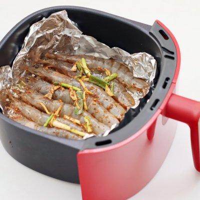 空气炸锅烤虾干方法，空气炸锅怎么做干虾（灵魂就酱#秒杀烧烤店的风味烤海虾）